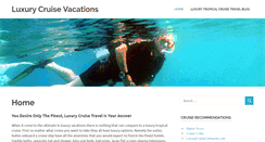 Desktop Screenshot of luxurytropicalcruisetravel.com