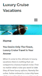 Mobile Screenshot of luxurytropicalcruisetravel.com